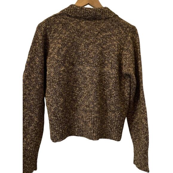 MixIt Double Breasted- Collar-Brown Sweater-15% Mohair-Med - Picture 9 of 9